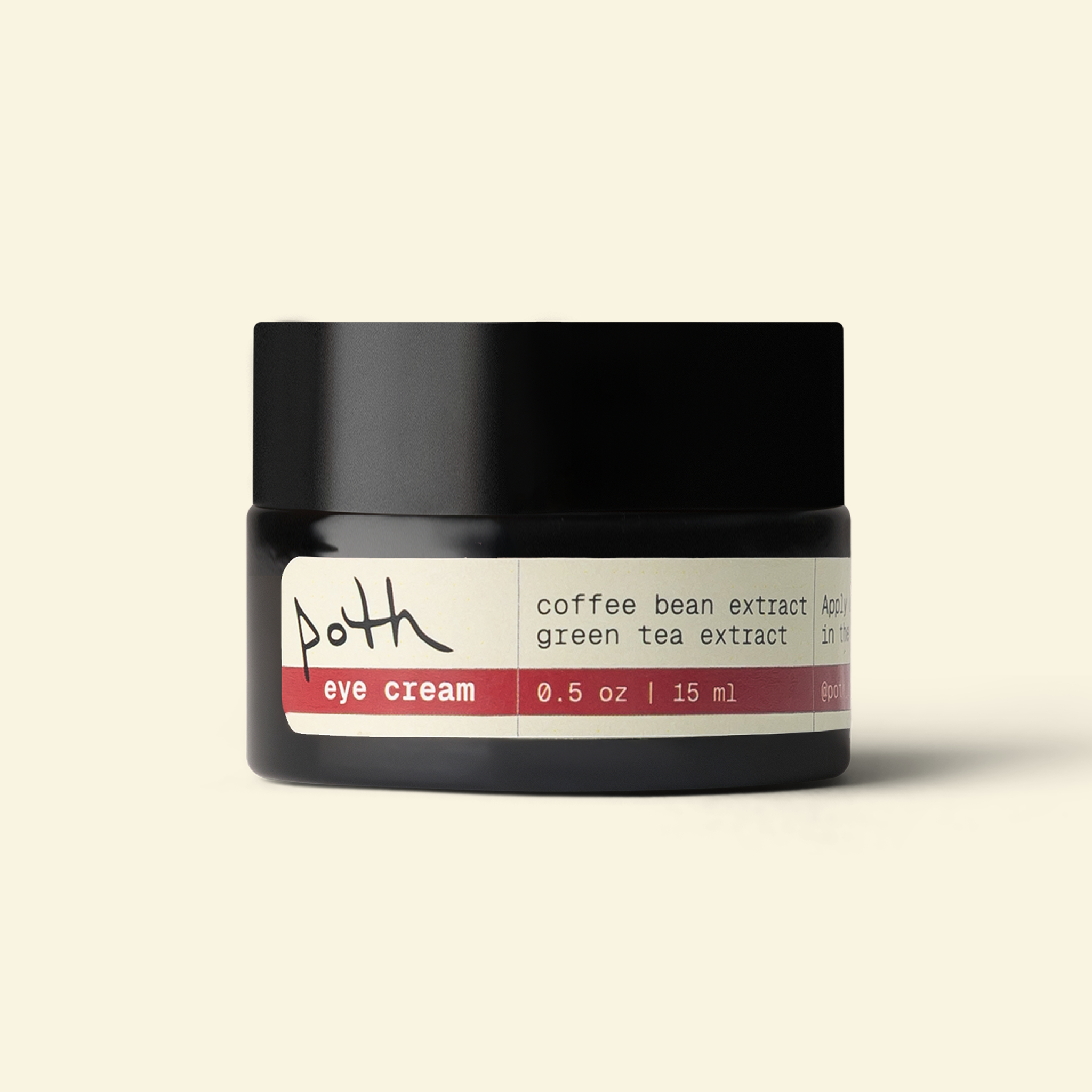 eye cream - depuffing coffee bean + green tea