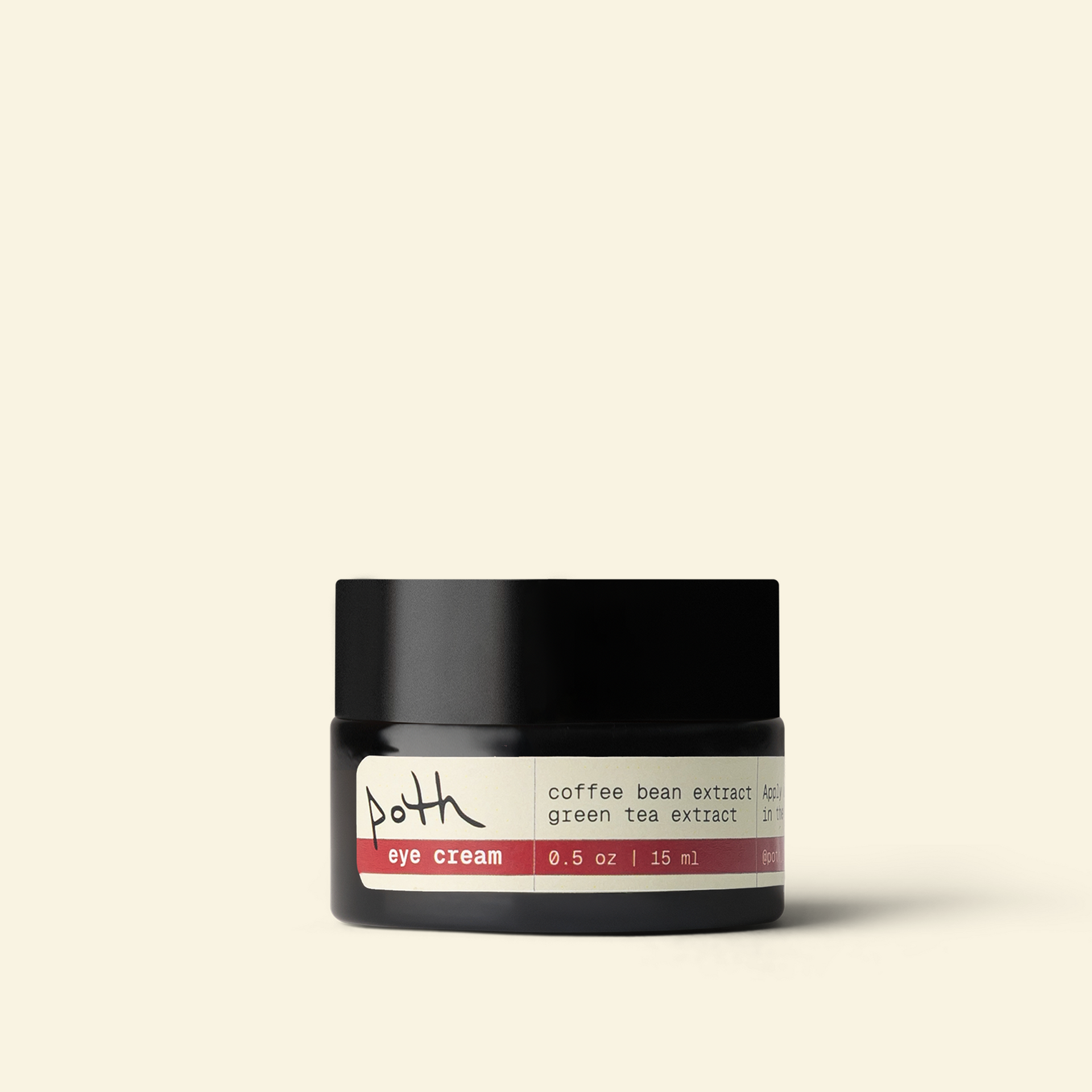 eye cream depuffing coffee bean + tea