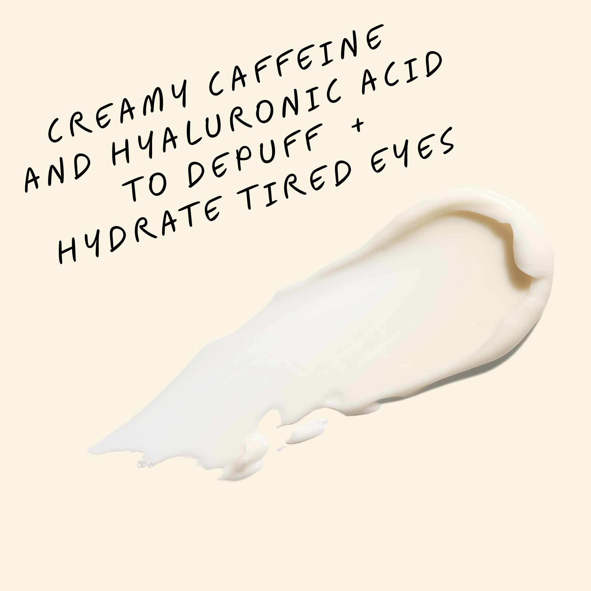 eye cream - depuffing coffee bean + green tea