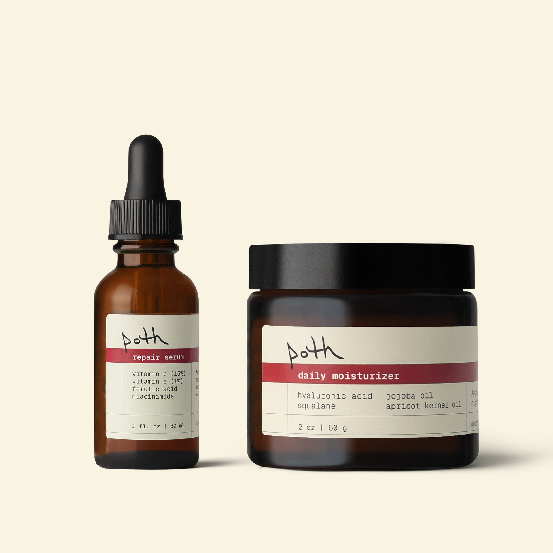 repair set repair serum + lipid gel moisturizer